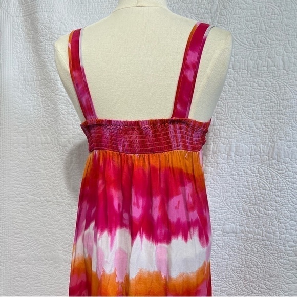 Inc Womens Tie Dye Boho Beach Sleeveless Maxi Dress, Size 4p - Picture 9 of 11